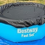 SAFANA Pool Covers for 8ft Inflatable Above Ground Pools Windproof Dustproof