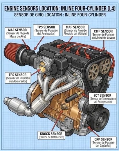 Car engine parts