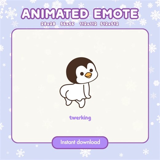 Dancing Penguin Emote | Animated Twerking GIF for Twitch, Discord (digital Download) - Etsy