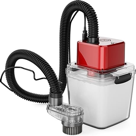 CNC Fräsmaschine Staubabsaugung, Luftfiltersystem und leistungsstarke Absaugung 6000Pa, große Kapazität 2.8L CNC Staubsauger Kit Kompatibel mit TTC450 Serie