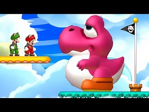 New Super Mario Bros. U Deluxe - 100% Walkthrough - World 7