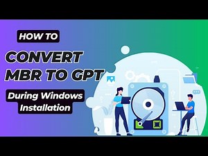 How to Convert MBR to GPT During Windows 7/10/11 Installation #valley4techs