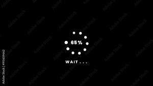 loading animation looping circle rotation with the alpha channel