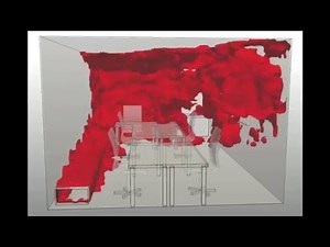 Dispersed Phase Spreading within an Office Room - SimScale