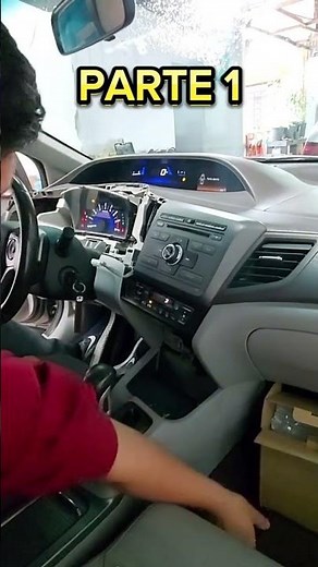 como fazer instalação central multimídia android no honda civic G9 PARTE 1