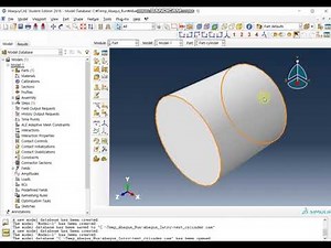 Abaqus FEA Introduction (beginner) - how to start Abaqus/CAE, start, save, open