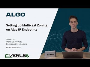 Setting up Multicast Zoning on Algo IP Endpoints
