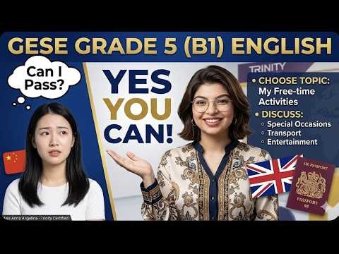 B1 English Test (GESE Grade 5) | SELT British Citizenship| Trinity College London ILR UK