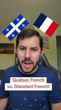 Quebec French vs. Standard French! #French #Quebec #Languages #linguistics