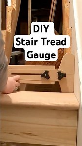 Stair Tread Gauge - how to use #diy #StairTreads #build #diytools