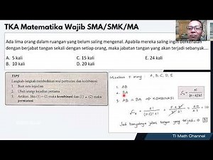 Discussion of 2025 SMA/SMK/MA/MAK Mathematics TKA Practice Questions