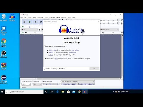 How To Install Audacity On Windows 10