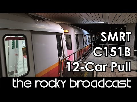 [4K HDR] SMRT C151B 12-Car Pull