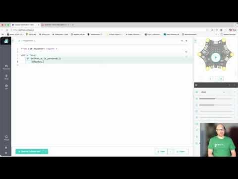 Python auf dem Calliope, 05: Button A und B des Calliopes mit Python programmieren