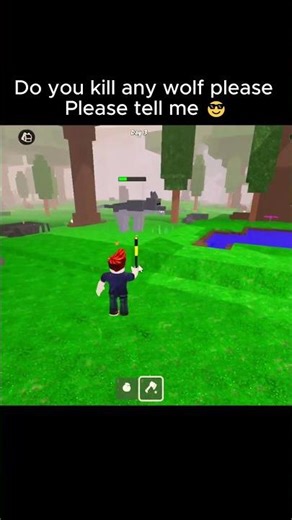 "Do you kill any wolf"..(Roblox)🥵 #shorts #roblox