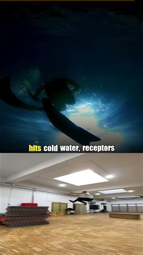 Your Body Has A Hidden Superpower Underwater 🤿🫀 #Shorts