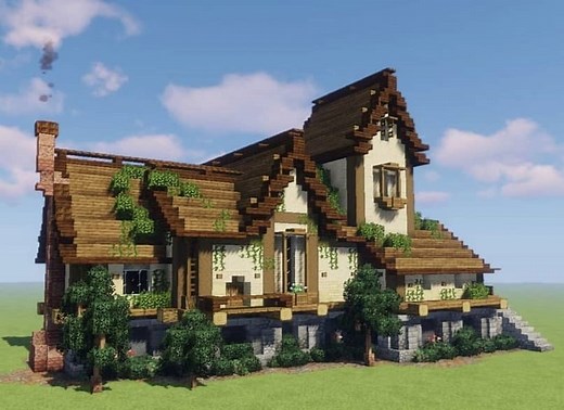 ¿Cómo Hacer una casa Rústica en Minecraft? - Rustic House | Mira Cómo Se Hace