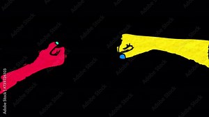 Cartoon Hands Motion Graphics Pack is an expressive pack containing a collection of hand-drawn animations that depict various signs, symbols and emotions using cartoon hands. 4K resolution with alpha