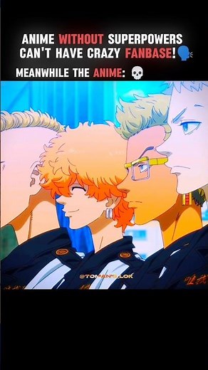 Anime without superpowers can't have fanbase!🗣️[ Tokyo Revengers ] #mikey #tokyorevengersedit #anime