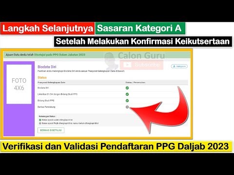 Langkah Selanjutnya Sasaran Kategori A Setelah Konfirmasi Keikutsertaan PPG Daljab 2023 di SIM PKB