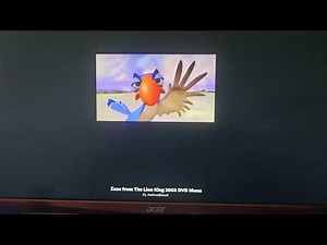 Zazu talks about The Lion King Special Edition 2003 DVD Menu