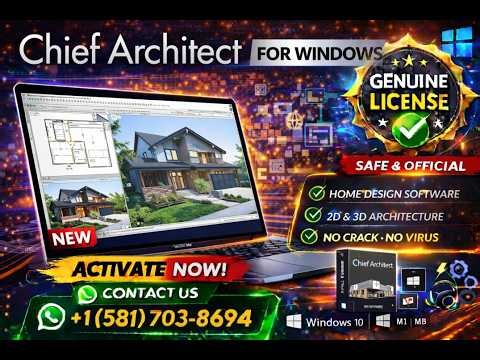 Chief Architect for Windows | Genuine License Activation Guide (Safe & Official)