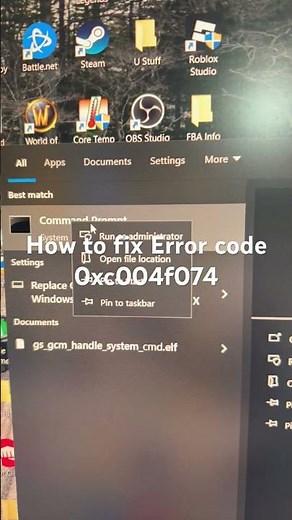 How to fix Error code 0xc004f074 - windows 10 / 11 activation error