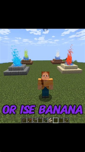 🔥 How to Make Custom COLORFUL Campfires in Minecraft! #minecraftpe #minecraftshorts #sidepic09