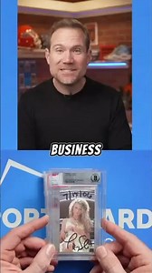 Taylor Swift autographed business card from 2006!