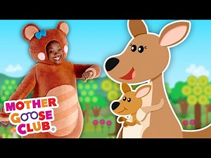 Kids Animal Playtime | The Bunny Hop   More | Mother Goose Club Nursery Rhymes - Videos For Kids