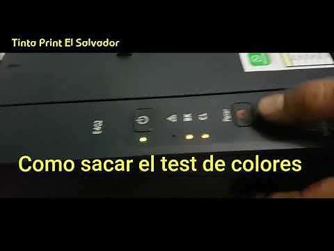 Como sacar el test de colores en Multifuncion Canon