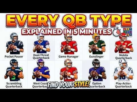 Every Type of NFL Quarterback Explained in 5 Minutes!