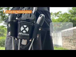 EZ1 Microinverter Installation (Garden Setup)