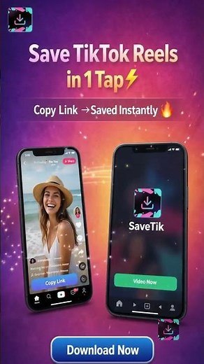 🔥 Save TikTok Videos Without Watermark in 1 Tap | Fast & Easy TikTok Downloader App