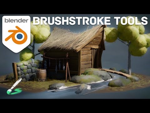 BRUSHSTROKE TOOLS BLENDER TUTORIAL