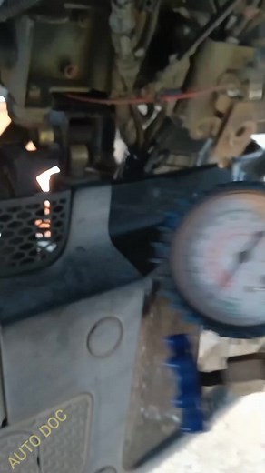 Insert AC gauge manifold🧑‍🔧 #Aircon #automotive #fblifestyle #reelsfypシ | AUTO DOC