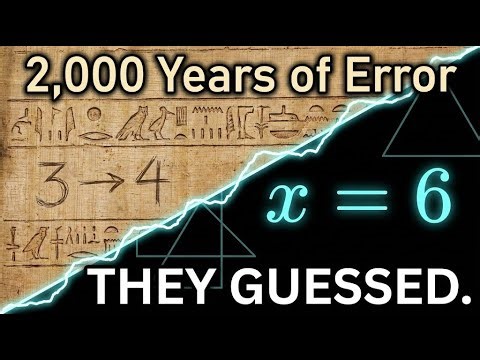 Stop using Algebra. Use this ancient "shortcut".