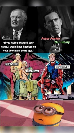 Spider man original name 🤔💀 #spidermannoir #spiderman #nicolascage