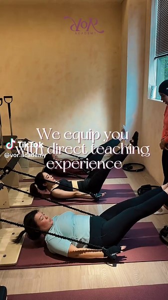 Learn it. Teach it. Live it. At VOR Academy, you get real teaching practice, so you’re ready to lead with confidence. ✨ #VORAcademy #PilatesEducation #PilatesInstructorTraining #TeachWithConfidence #PilatesJourney