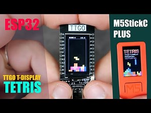 TETRIS on TTGO T-Display and M5StickC Plus