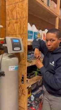 Final Testing After Water Softener Service