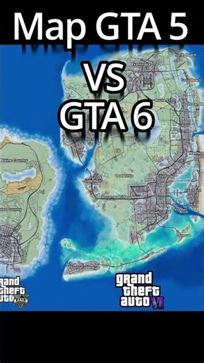 GTA 6 MAP vs GTA 5: How Much BIGGER Is It? Vice City vs Los Santos Compared
