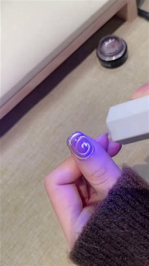 Star Vortex #Nail art tutorial#Cat s Eye Nail Art#Nail art sharing