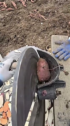 Ingenious Home-Built Vegetable Cutting Machine