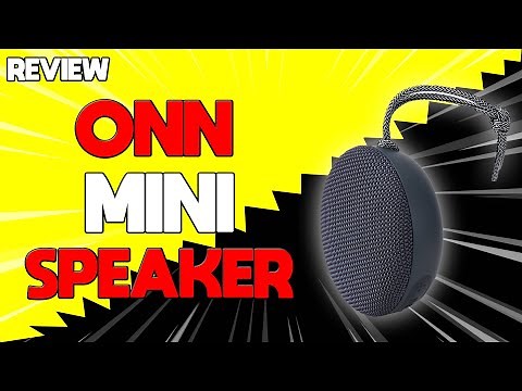 ONN's Cheap Mini Rugged Bluetooth Speaker Review