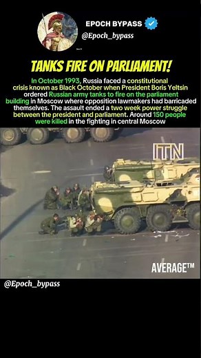 TANKS FIRE ON PARLIAMENT!🧐 #history