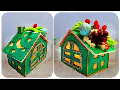 DIY Cardboard House 🏠 | How to Make a Simple & Beautiful House Model Using Cardboard