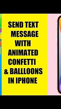 How to send wish SMS text messages with effects & animations in iPhone