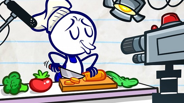 Pencilmate's Wild Cooking! | Animated Cartoons Characters | Animated Short Films | Pencilmation