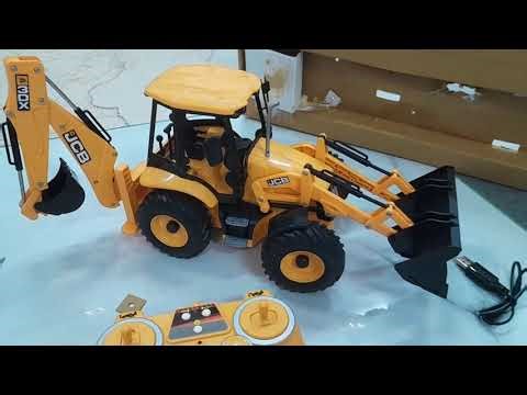 REMOTE CONTROL JCB 3DX BACKHOE LOADER VS REMOTE CONTROL MAHINDRA OJA TRACTOR UNBOXING AND TESTING